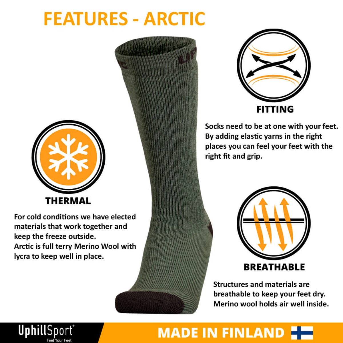 UphillSport® “ARCTIC” Tactical H5