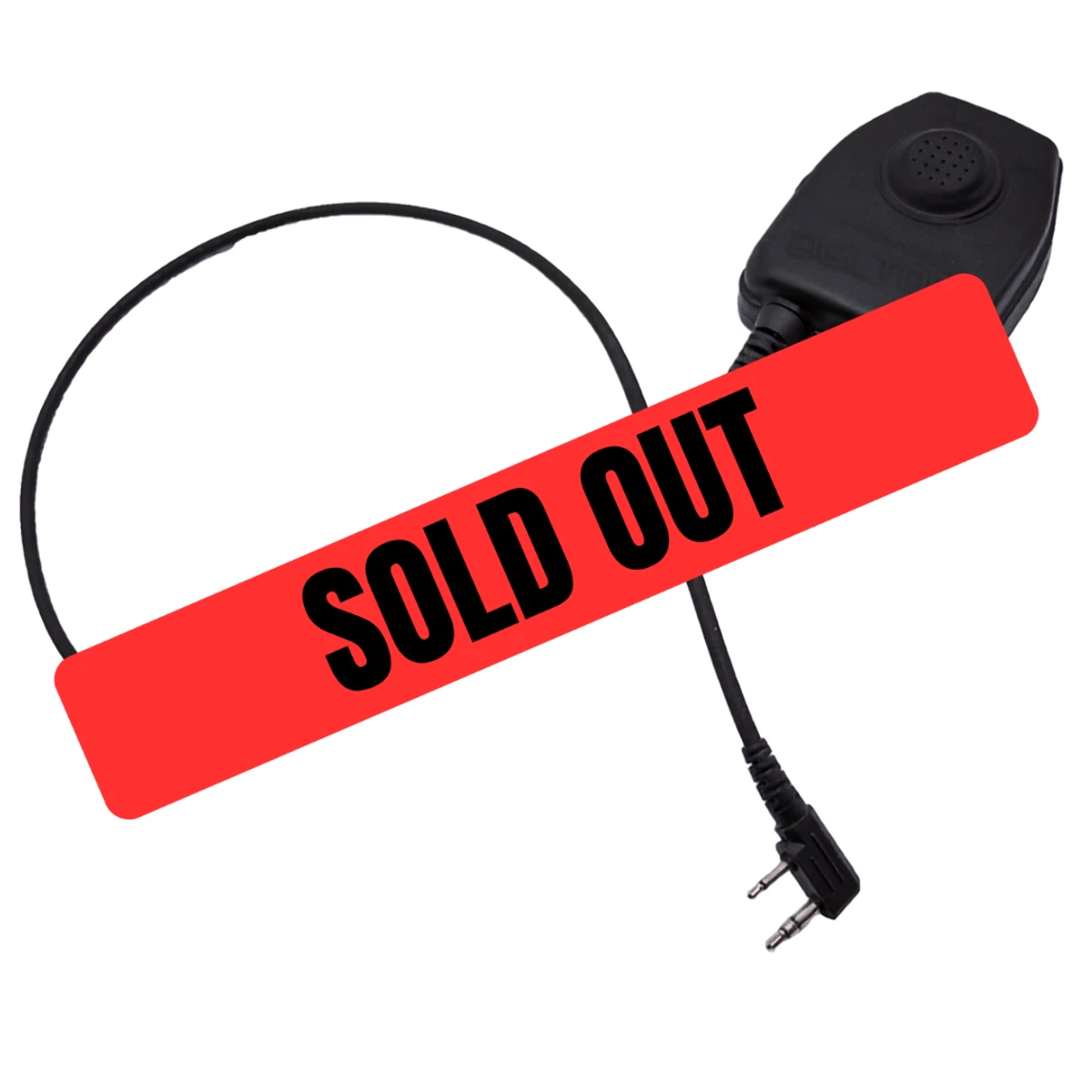 3M™ PELTOR™ ComTac PTT for KENWOOD/BAOFENG 2-pin Radios (NATO Wired)