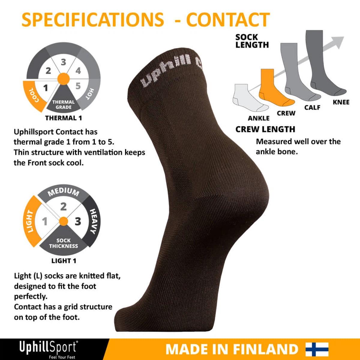 UphillSport® “CONTACT” Tactical L1 Liner