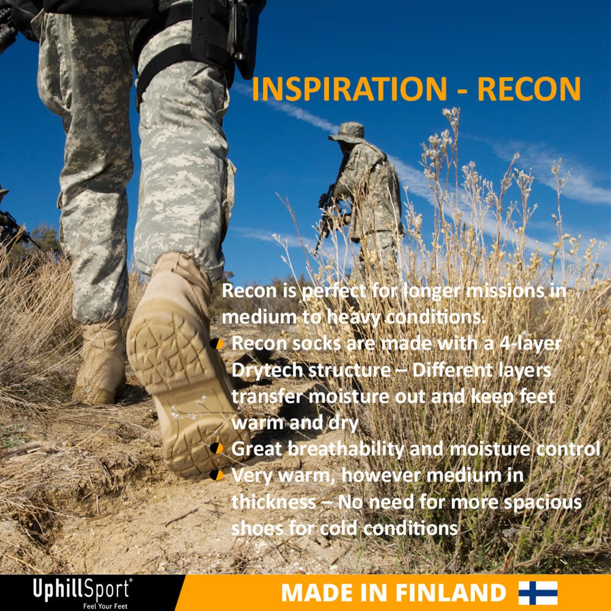 UphillSport® “RECON” Tactical 4-Layer M5