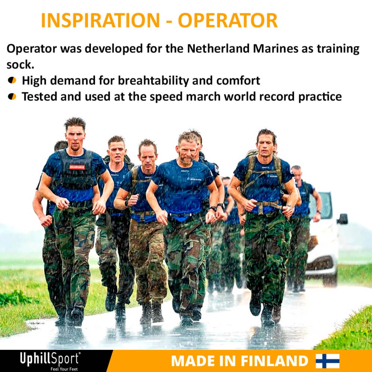 UphillSport® “OPERATOR” Tactical 4-Layer H3