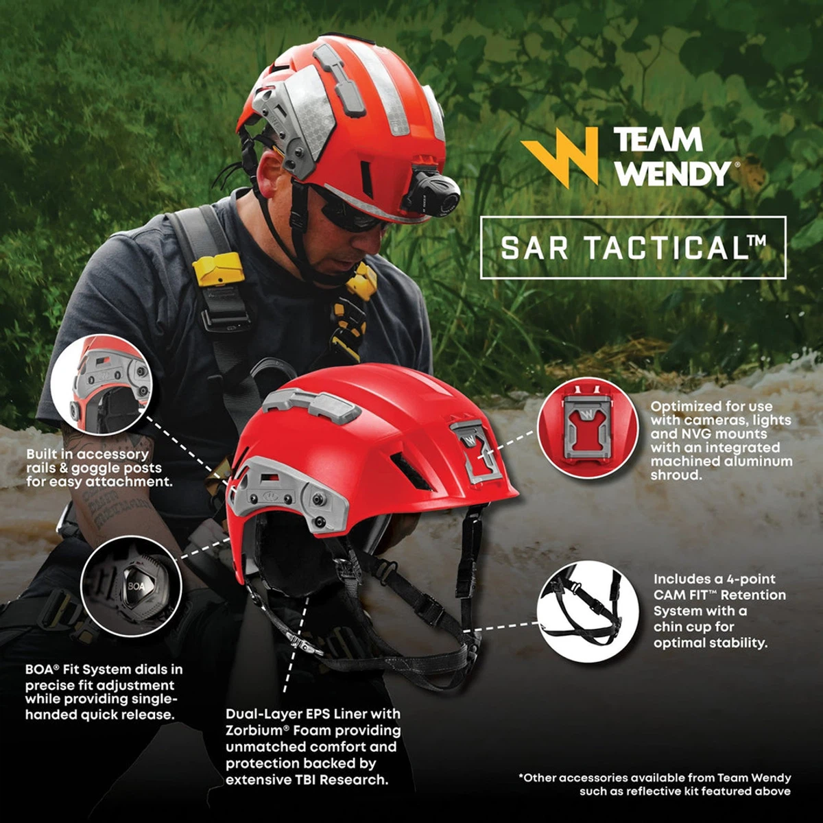 Team Wendy® SAR TACTICAL™ Helmet