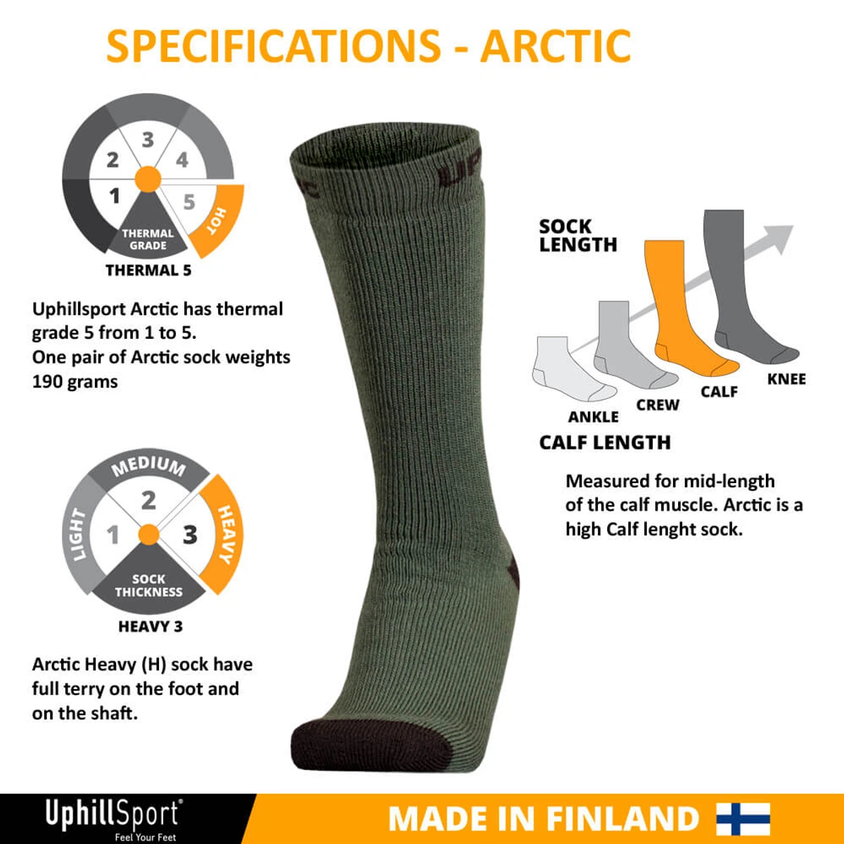 UphillSport® “ARCTIC” Tactical H5