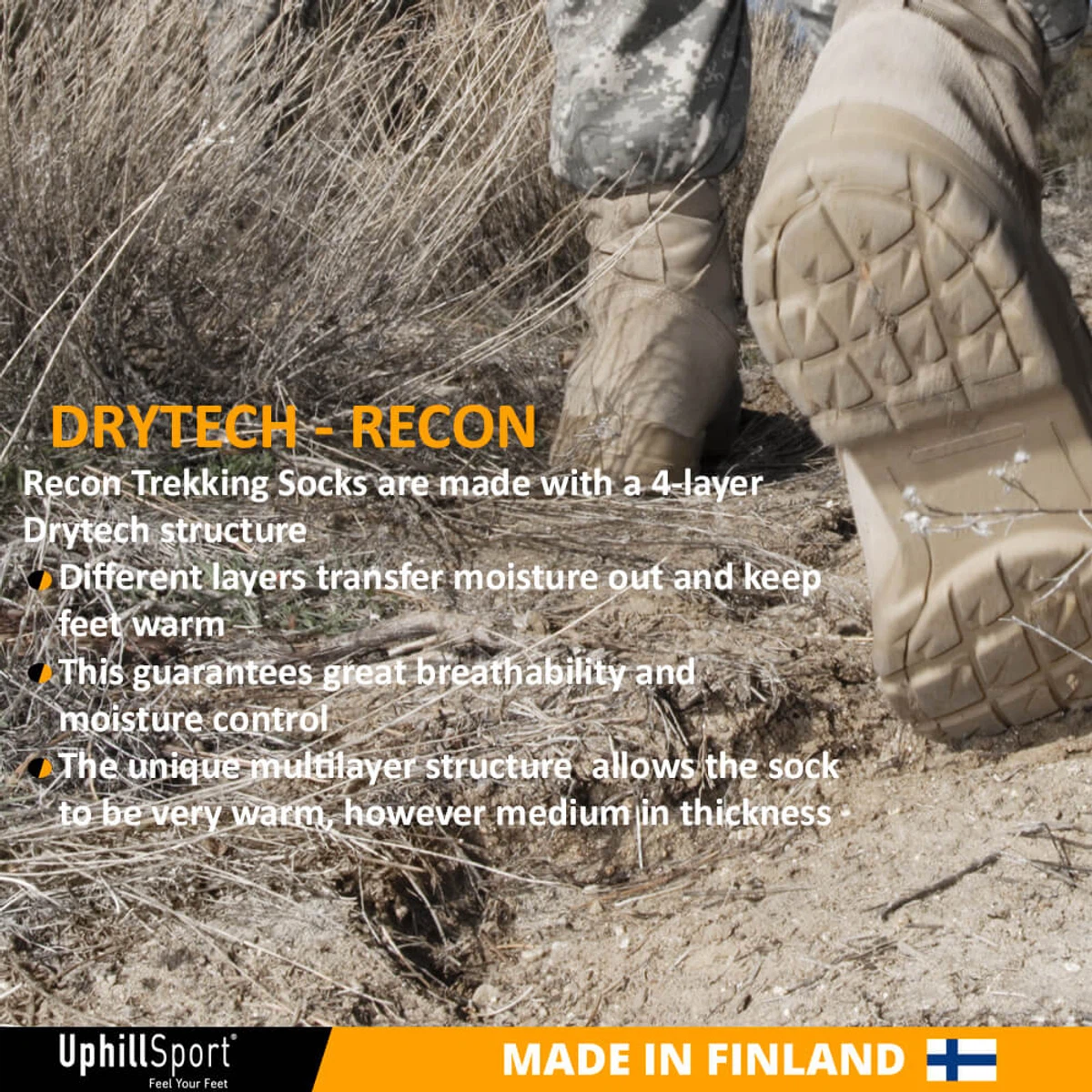 UphillSport® “RECON” Tactical 4-Layer M5