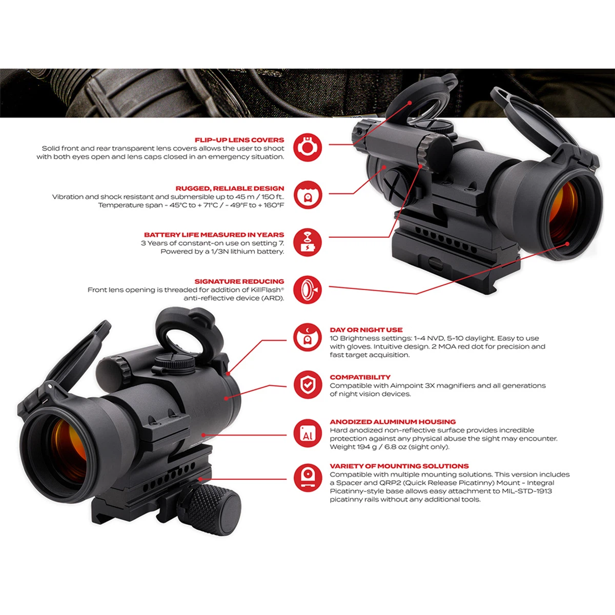  Aimpoint® PRO™ (2 MOA)