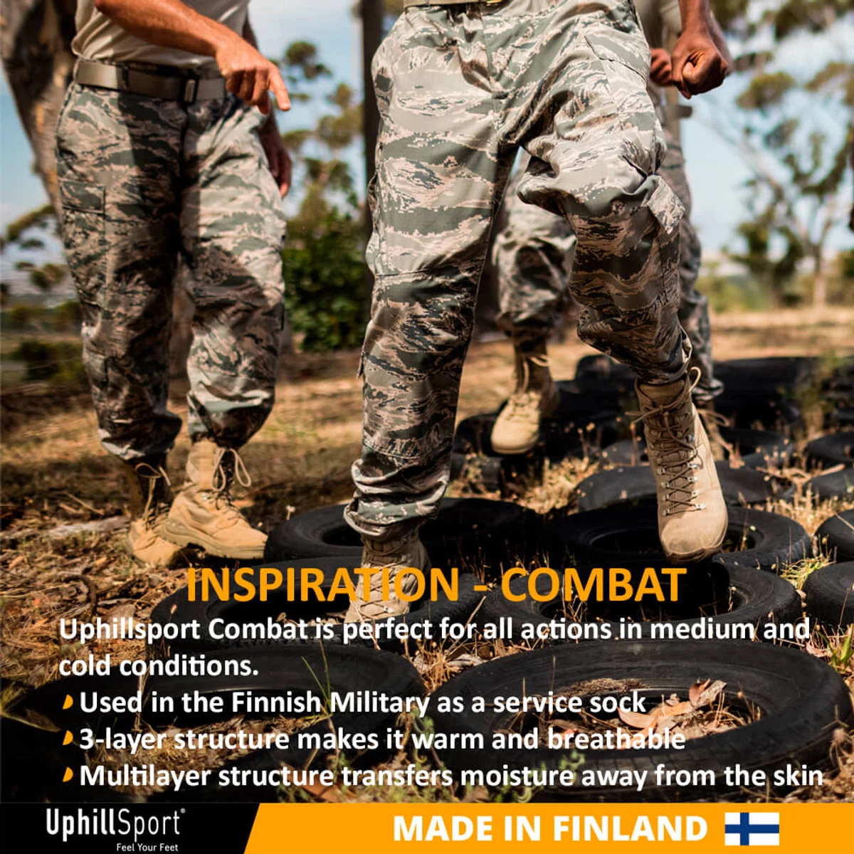 UphillSport® “COMBAT” Tactical 3-Layer L4